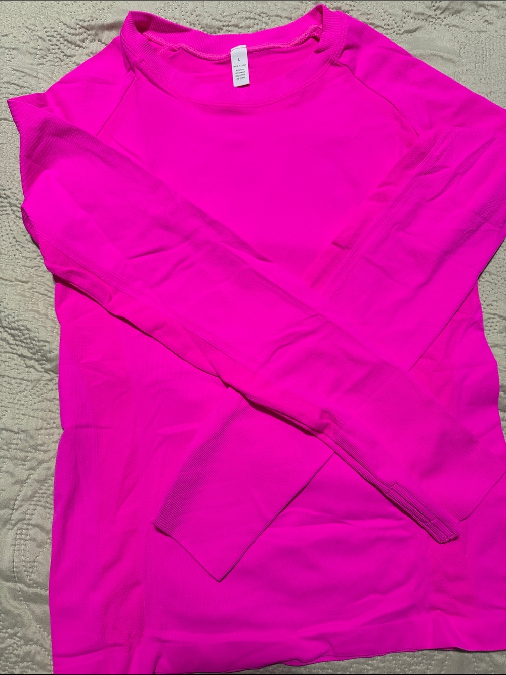 Athletic Pink Long-Sleeve